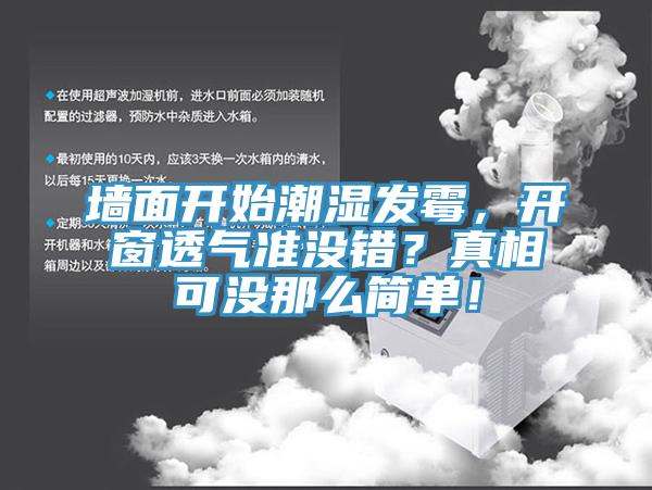 墻面開始潮濕發霉，開窗透氣準沒錯？真相可沒那么簡單！