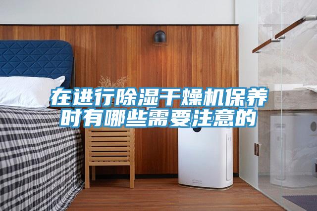 在進行除濕干燥機保養時有哪些需要注意的