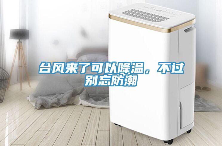 臺(tái)風(fēng)來了可以降溫，不過別忘防潮