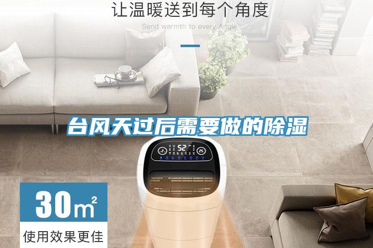 臺(tái)風(fēng)天過后需要做的除濕