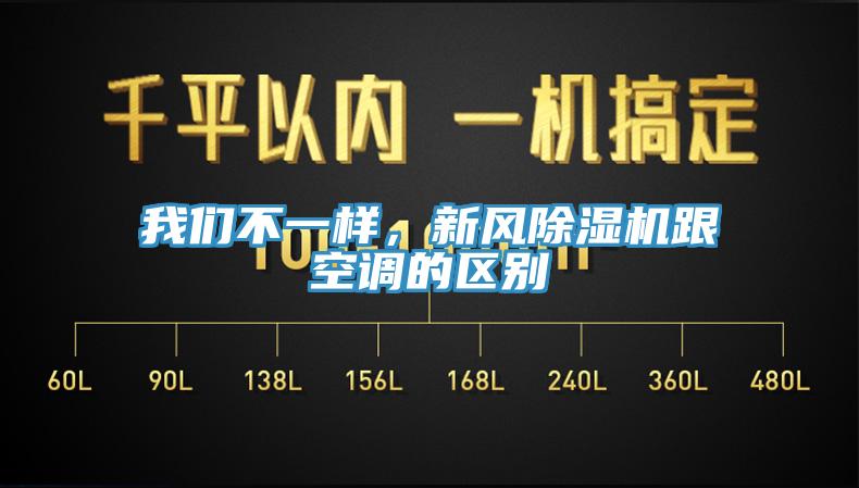 我們不一樣，新風除濕機跟空調的區別