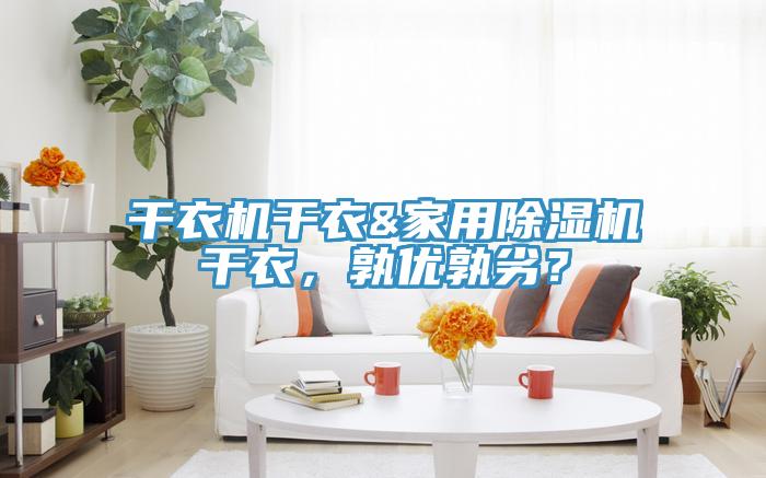 干衣機(jī)干衣&家用除濕機(jī)干衣，孰優(yōu)孰劣？