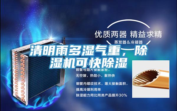 清明雨多濕氣重，除濕機(jī)可快除濕