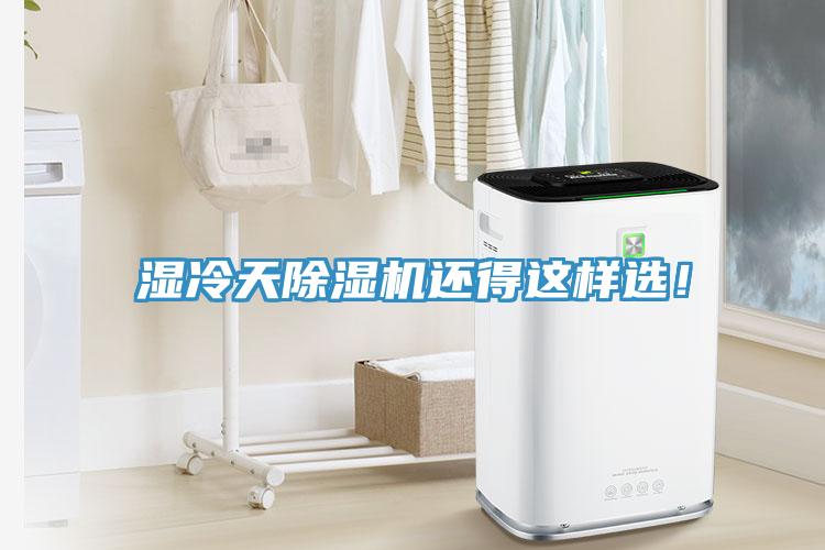 濕冷天除濕機還得這樣選！