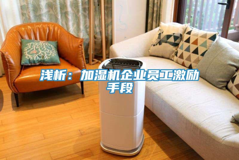 淺析：加濕機企業員工激勵手段