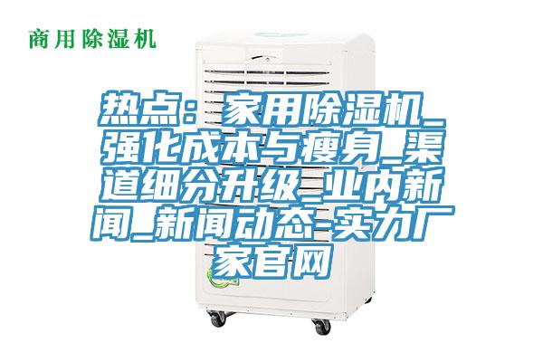 熱點(diǎn)：家用除濕機(jī)_強(qiáng)化成本與瘦身_渠道細(xì)分升級(jí)_業(yè)內(nèi)新聞_新聞動(dòng)態(tài)-實(shí)力廠家官網(wǎng)