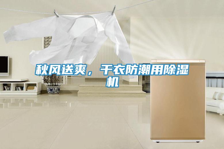 秋風送爽，干衣防潮用除濕機