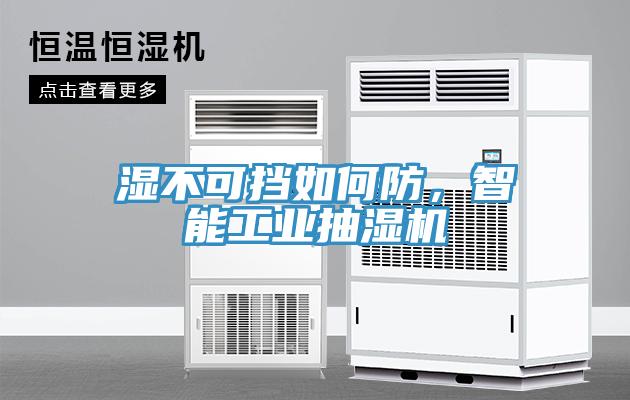 濕不可擋如何防，智能工業抽濕機