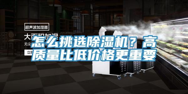 怎么挑選除濕機(jī)？高質(zhì)量比低價(jià)格更重要