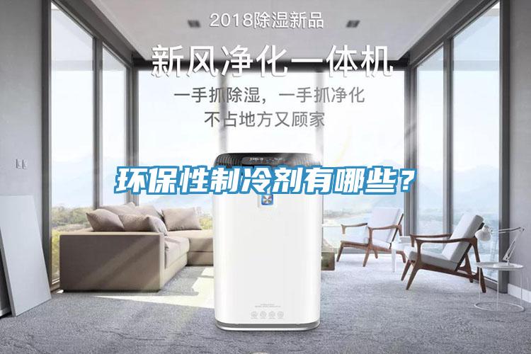 環保性制冷劑有哪些？