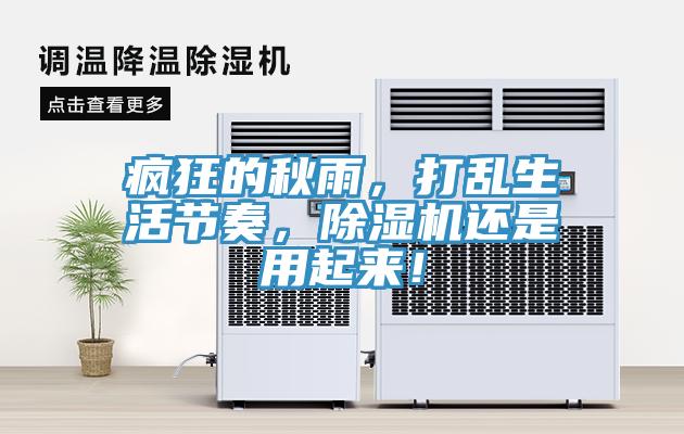 瘋狂的秋雨，打亂生活節(jié)奏，除濕機(jī)還是用起來！