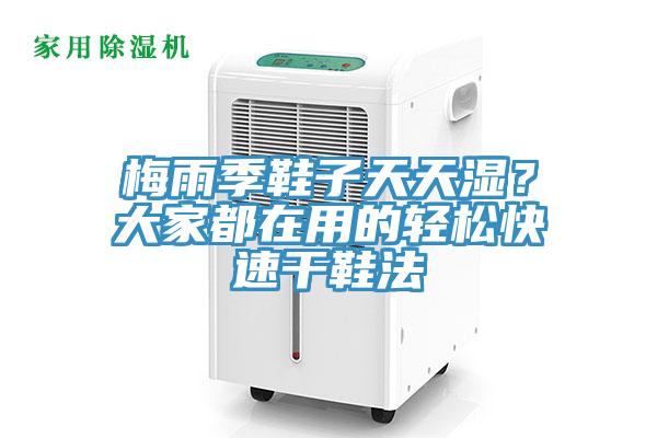 梅雨季鞋子天天濕？大家都在用的輕松快速干鞋法