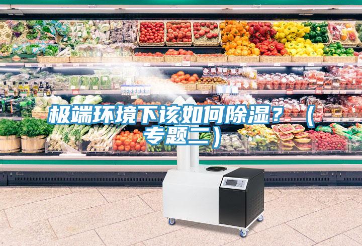 極端環境下該如何除濕？（專題二）
