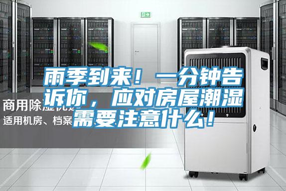 雨季到來！一分鐘告訴你，應對房屋潮濕需要注意什么！