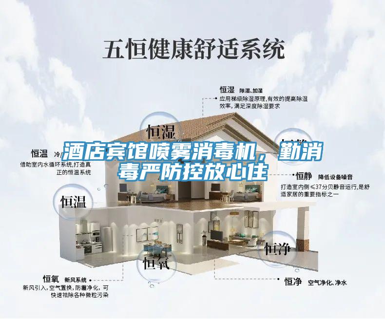 酒店賓館噴霧消毒機，勤消毒嚴防控放心住