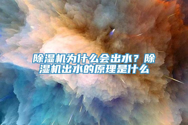 除濕機為什么會出水？除濕機出水的原理是什么