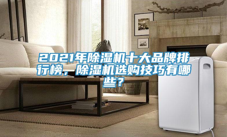 2021年除濕機十大品牌排行榜，除濕機選購技巧有哪些？