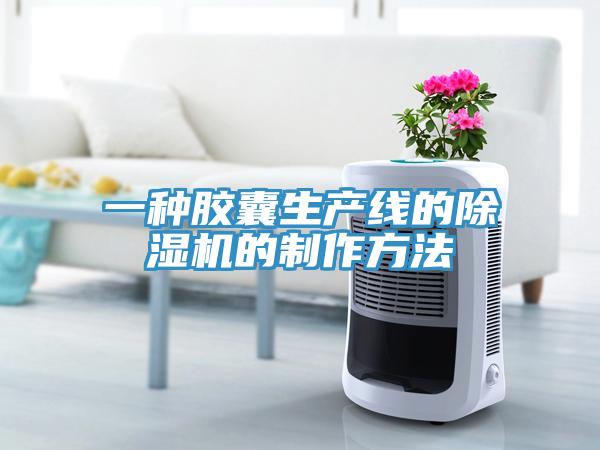一種膠囊生產線的除濕機的制作方法
