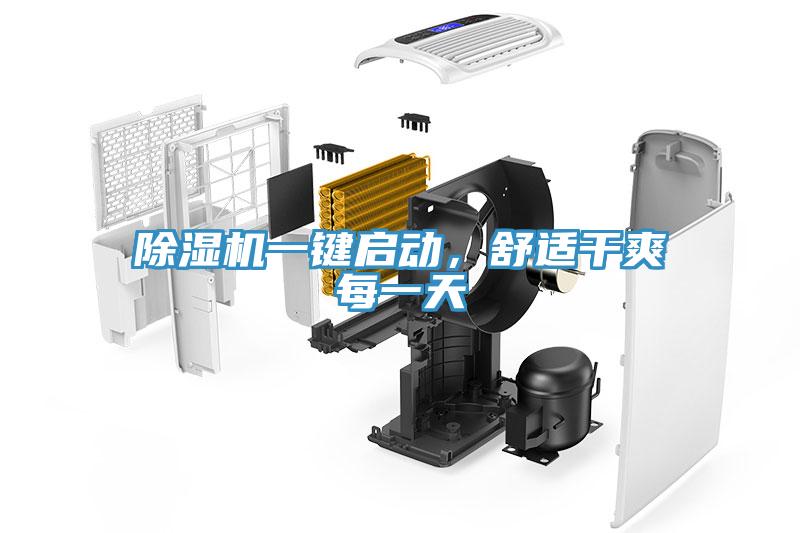 除濕機一鍵啟動，舒適干爽每一天