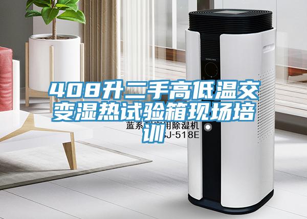 408升二手高低溫交變濕熱試驗箱現場培訓