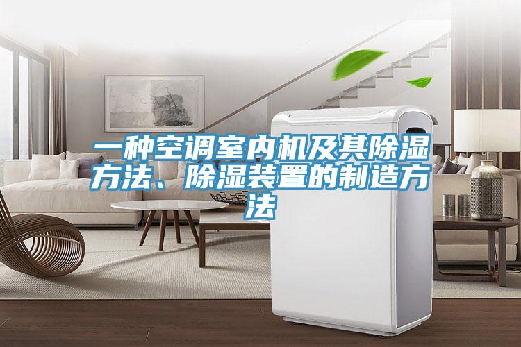 一種空調(diào)室內(nèi)機及其除濕方法、除濕裝置的制造方法