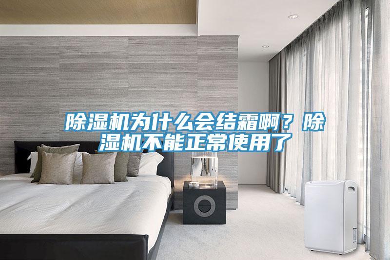 除濕機為什么會結霜啊？除濕機不能正常使用了