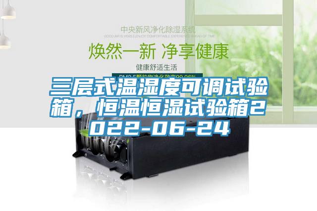 三層式溫濕度可調試驗箱，恒溫恒濕試驗箱2022-06-24
