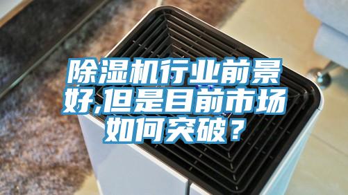 除濕機行業(yè)前景好,但是目前市場如何突破？