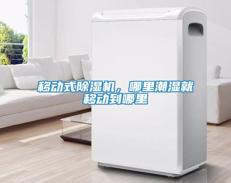 移動式除濕機，哪里潮濕就移動到哪里