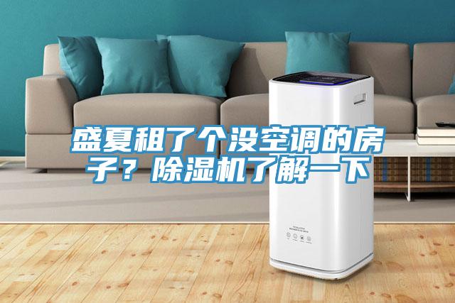 盛夏租了個沒空調的房子？除濕機了解一下