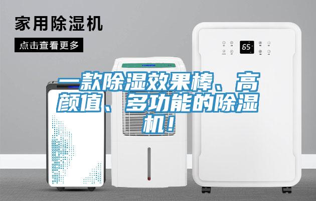 一款除濕效果棒、高顏值、多功能的除濕機！