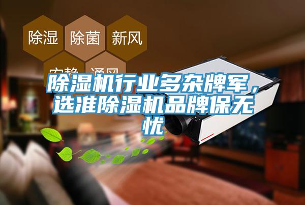 除濕機行業多雜牌軍，選準除濕機品牌保無憂