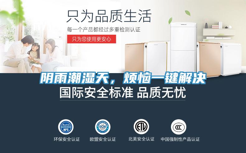 陰雨潮濕天，煩惱一鍵解決