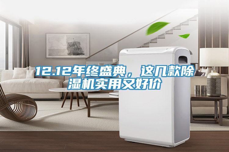 12.12年終盛典，這幾款除濕機實用又好價