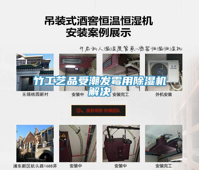 竹工藝品受潮發霉用除濕機解決