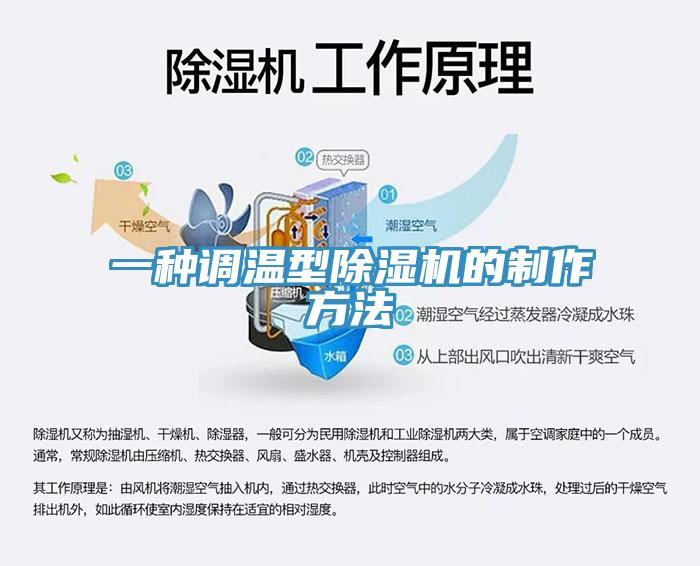 一種調溫型除濕機的制作方法