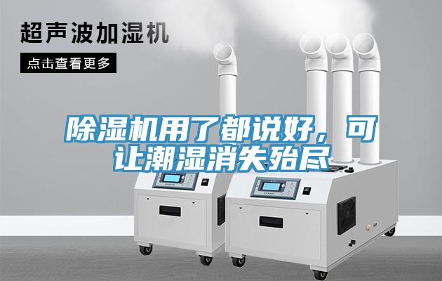 除濕機用了都說好，可讓潮濕消失殆盡