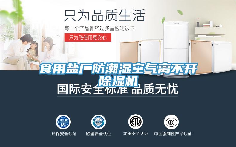 食用鹽廠防潮濕空氣離不開除濕機