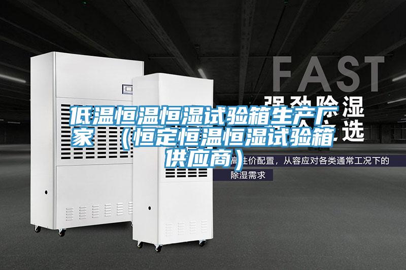 低溫恒溫恒濕試驗箱生產廠家 （恒定恒溫恒濕試驗箱供應商）