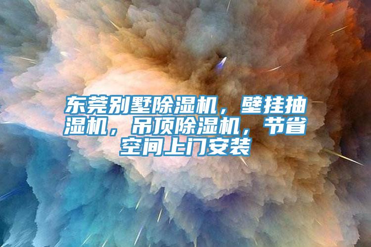 東莞別墅除濕機，壁掛抽濕機，吊頂除濕機，節省空間上門安裝