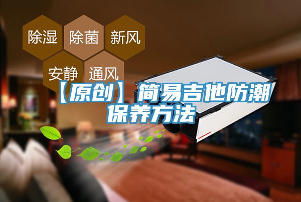 【原創】簡易吉他防潮保養方法