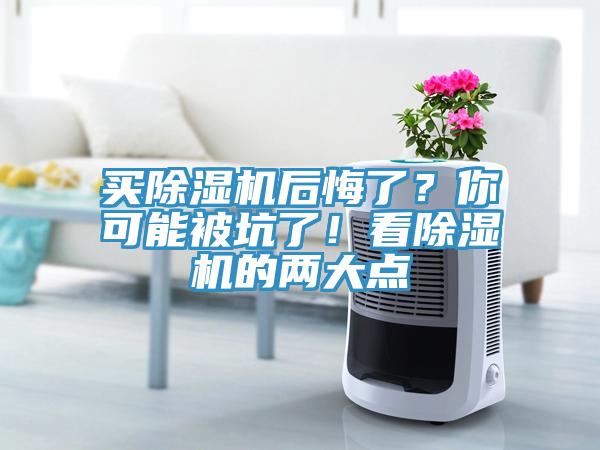 買除濕機后悔了？你可能被坑了！看除濕機的兩大點