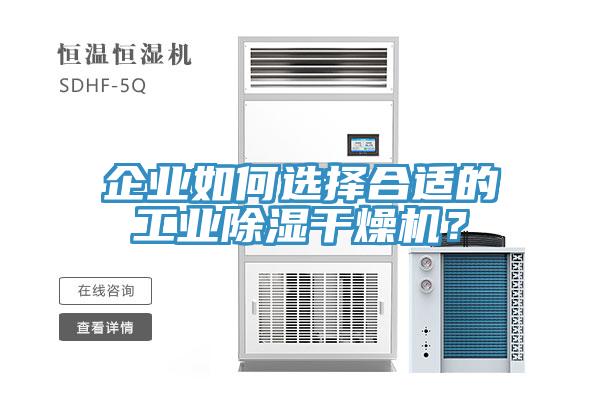 企業(yè)如何選擇合適的工業(yè)除濕干燥機？