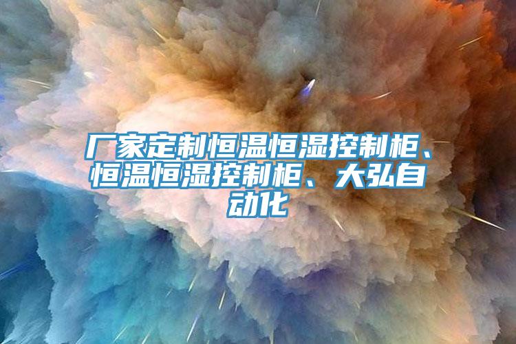 廠家定制恒溫恒濕控制柜、恒溫恒濕控制柜、大弘自動化