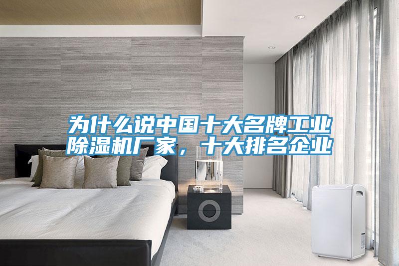 為什么說中國十大名牌工業除濕機廠家，十大排名企業