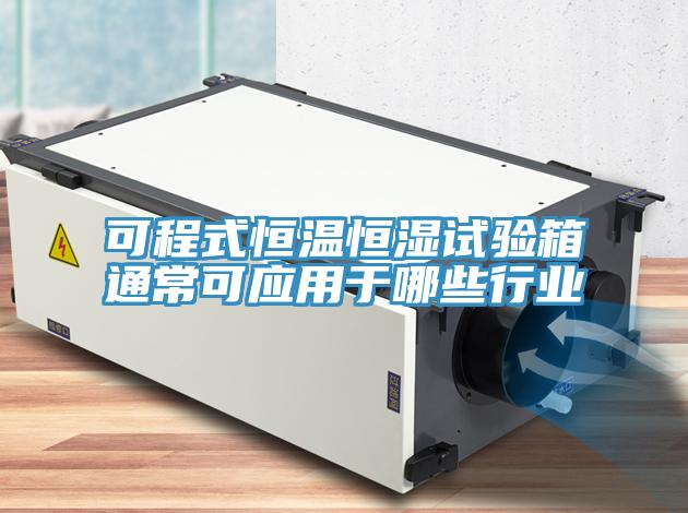 可程式恒溫恒濕試驗箱通?？蓱糜谀男┬袠I