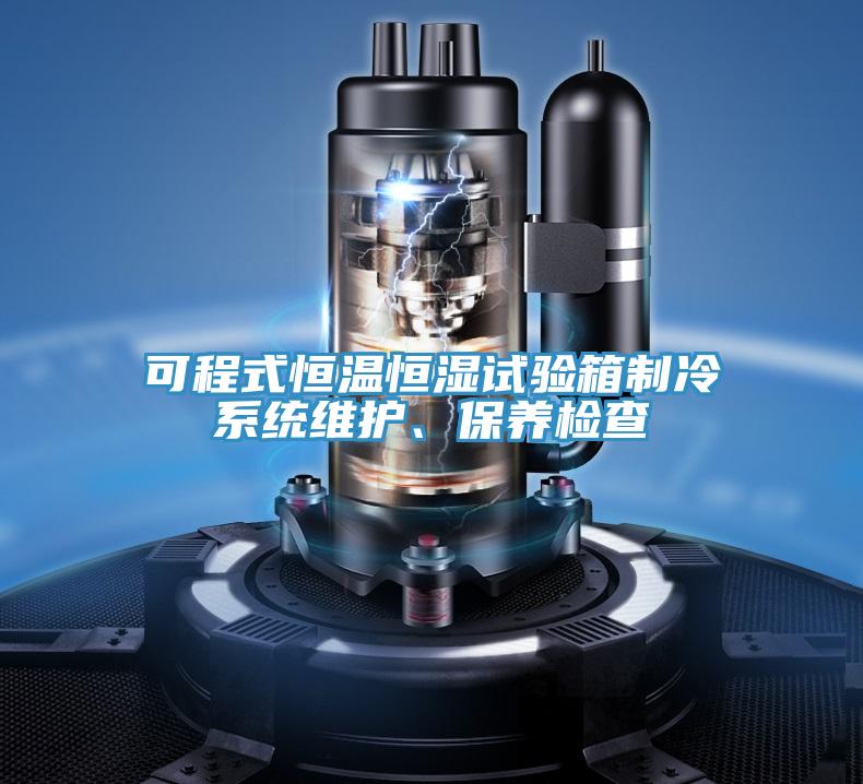 可程式恒溫恒濕試驗箱制冷系統(tǒng)維護(hù)、保養(yǎng)檢查