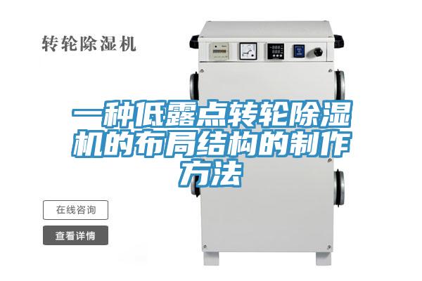 一種低露點(diǎn)轉(zhuǎn)輪除濕機(jī)的布局結(jié)構(gòu)的制作方法