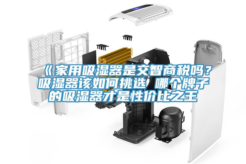 《家用吸濕器是交智商稅嗎？吸濕器該如何挑選 哪個牌子的吸濕器才是性價比之王