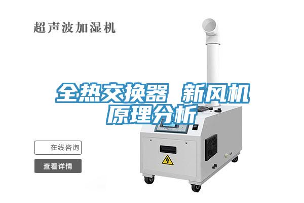 全熱交換器 新風機原理分析